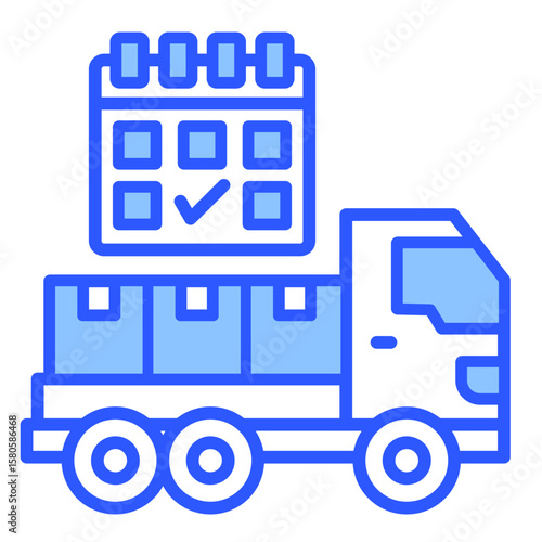 Delivery Schedule  Icon Element For Design