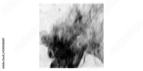Volumetric Dark Smoke Cloud PNG Brush - Atmospheric Abstract Mist & Haze for Grunge Art, Photoshop Overlays, Digital Painting, SFX & Cinematic Visuals. High-Quality Texture Element