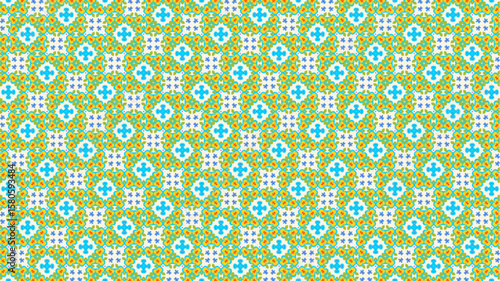 Seamless beautiful digital pattern and shirt textile design.