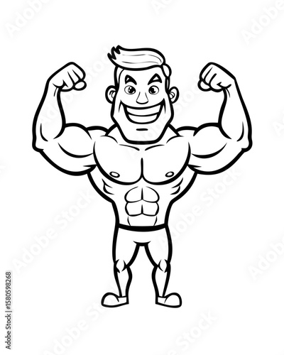 Muscular Man Profile Icon
