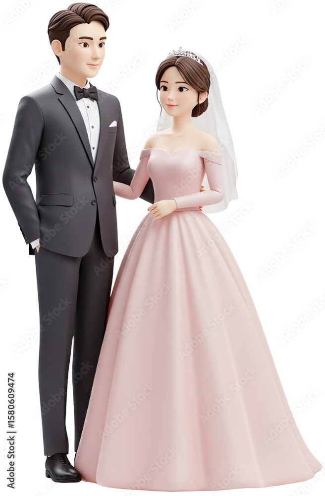Wedding Couple Illustration & Photo Pack Wedding Couple Illustration & Photo Pack