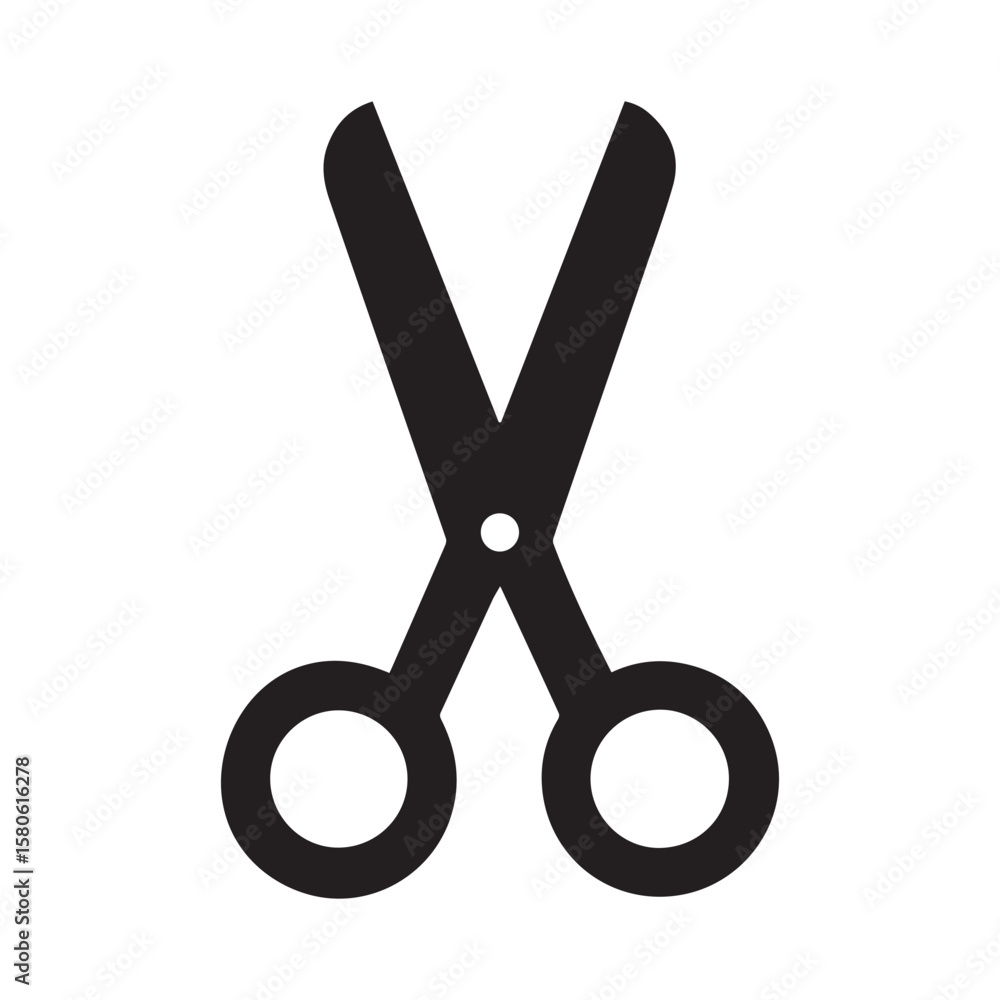scissors cut out of paper icon scissors cut out of paper icon