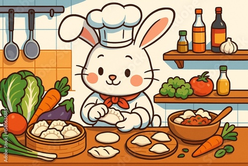 bunny chef makes dumplings.jpg