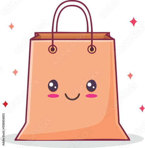 vector illustration of shopping bag