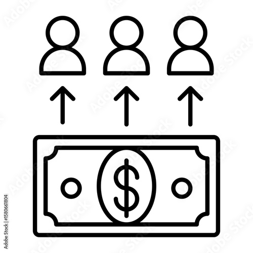 share money income icon