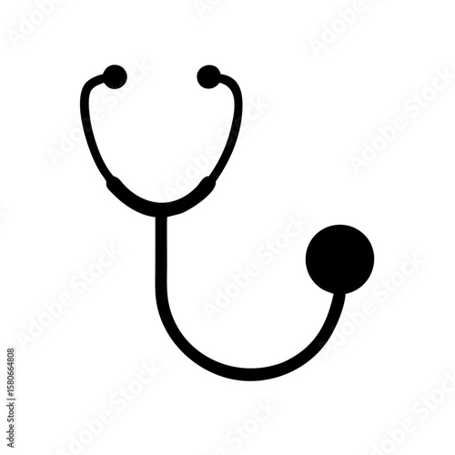Stethoscope icon vector art