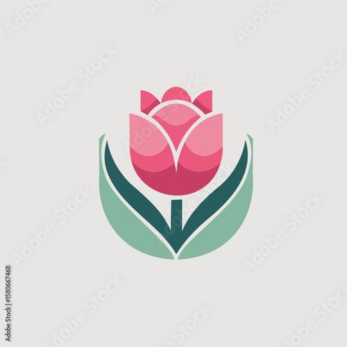  The minimalist design emphasizes the flower's beauty and simplicity, making it a delightful visual. 