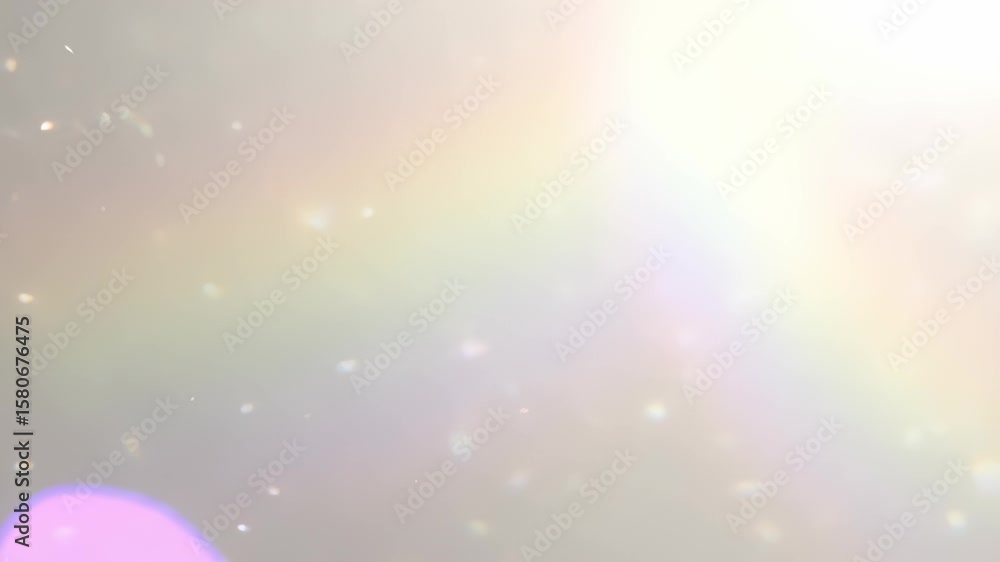 Vibrant Rainbow Light Spectrum with Abstract Glittering Particles and Ethereal Bokeh on a Soft Bright Background Vibrant Rainbow Light Spectrum with Abstract Glittering Particles and Ethereal Bokeh on a Soft Bright Background