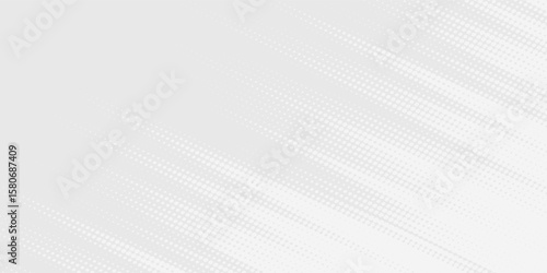 Dot white gray wave light technology texture background. Abstract big data digital concept.
