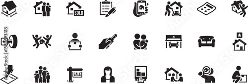 File Sharing and Communication Icon Set – Document, Folder, Share, Online, Transfer, Data, Communication, Message, Info, System, Media, Network, Digital, Send, Icon