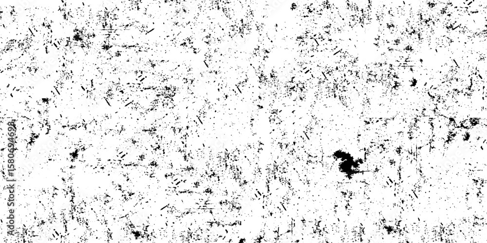 Fototapeta premium White old concrete wall grunge texture - wide banner format background with copy space for text. Grunge gray texture of chips, cracks, scratches. Soft white grunge. Distressed black grunge texture