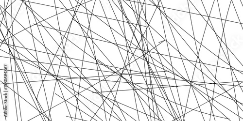 Random geometric line pattern on a transparent background. Random line low poly pattern. abstract seamless line vector. Random chaotic lines abstract geometric patterns of modern design.