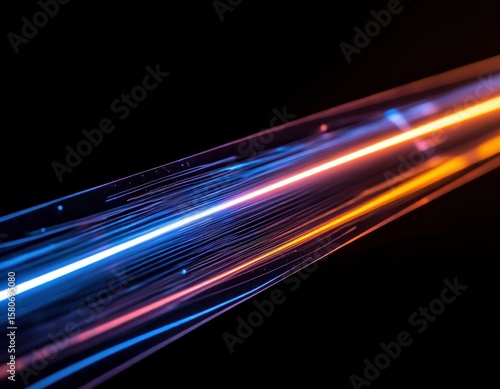 Focused light beam curves dramatically as it passes through a structured metasurface.