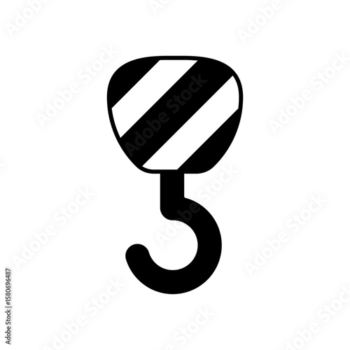 Crane Hook Lifting Attachment Fill Icon