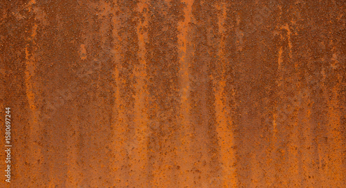 Wallpaper Mural Rusty metal surface texture with vertical streaks. Abstract rusted metal sheet background. Industrial material design for construction or architectural projects - Torontodigital.ca
