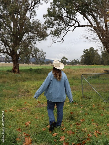 farmer in a field