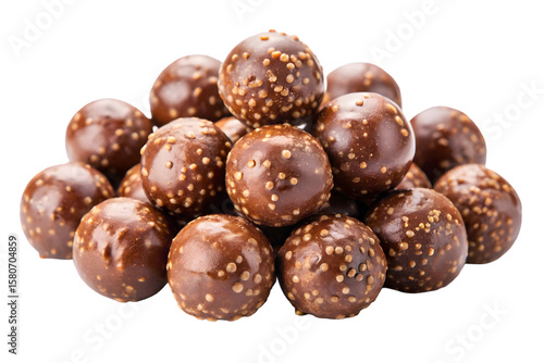 Wallpaper Mural Chocolate balls isolated on transparent surface PNG transparent background white background Torontodigital.ca