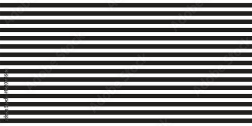 Black White Horizontal Stripes Pattern Illustration