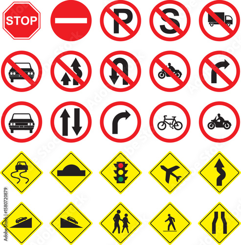 Free Download Traffic signs - GFXLoad
