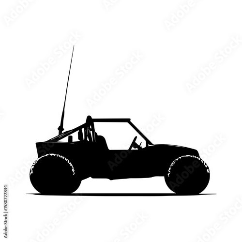 Sand buggy vector illustration isolated 
