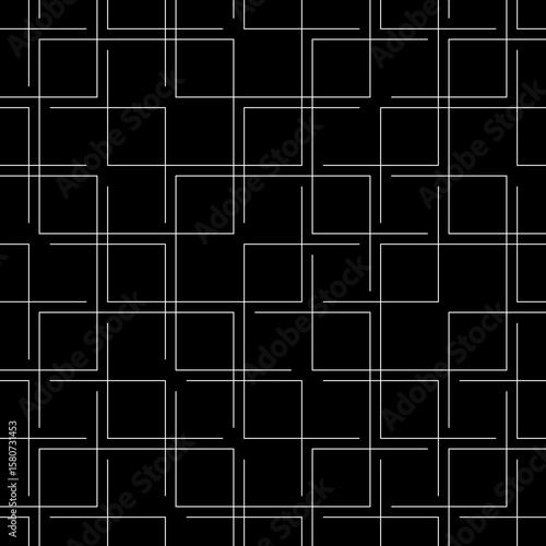 Geometric Lines Seamless Pattern, Line Seamless Pattern