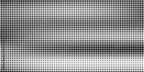 Halftone faded gradient texture. Grunge halftone grit background. White and black sand noise wallpaper. Retro pixilated vector background