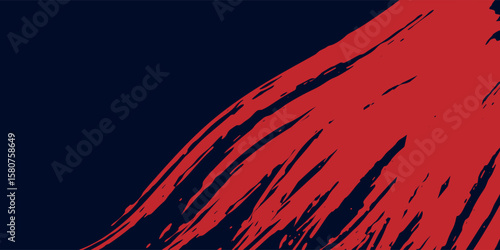 Black and red abstract grunge background with halftone style modern arts grunge sport