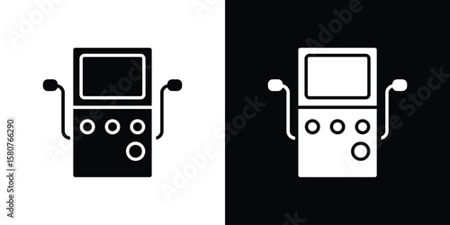 Dialysis icon design. Black flat style sign for mobile concept