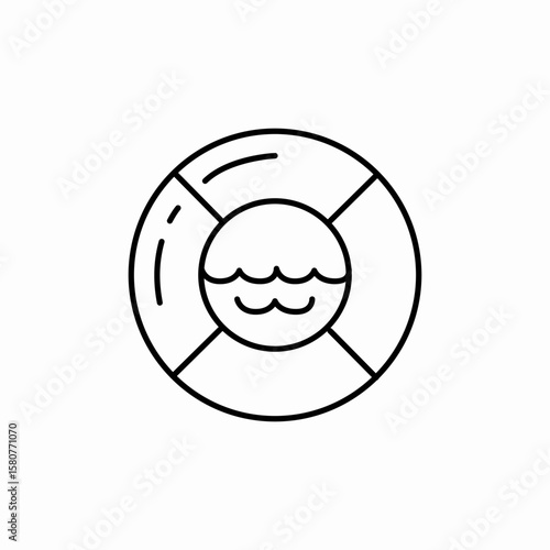 ship window icon sign vector