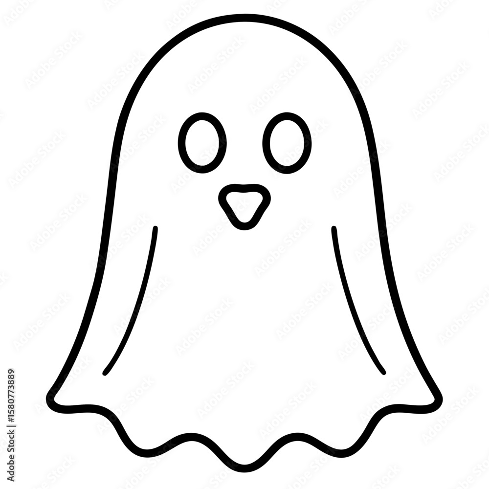 Fototapeta premium Ghost Line Art