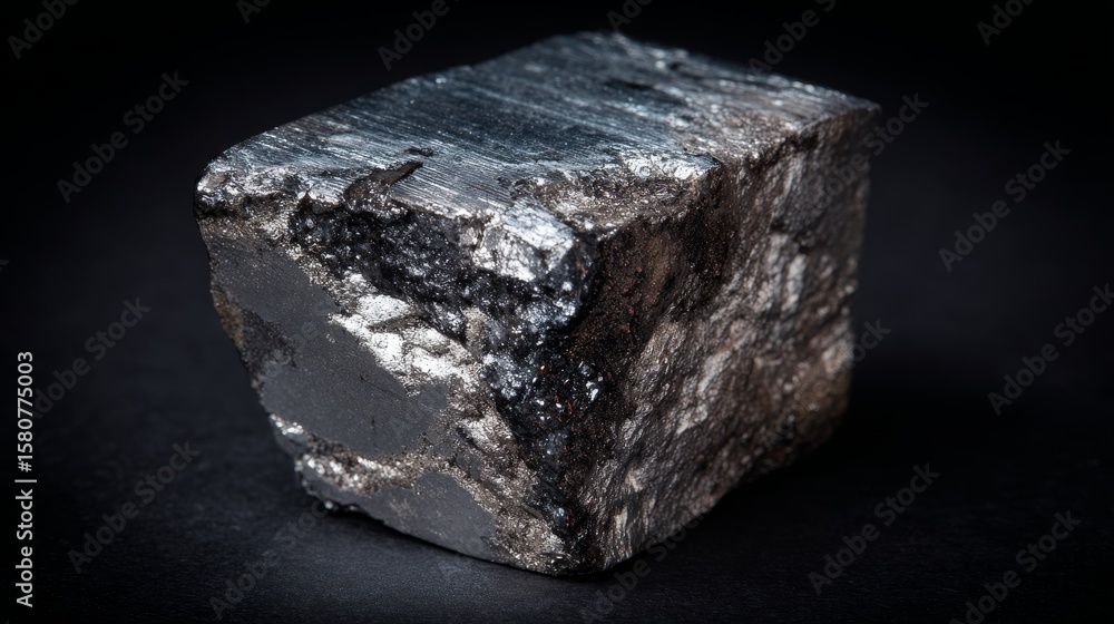 Naklejka premium Investigating the unique properties and diverse applications of lithium metal in technology