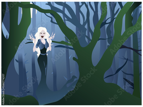 Photos Crying banshee in the forest