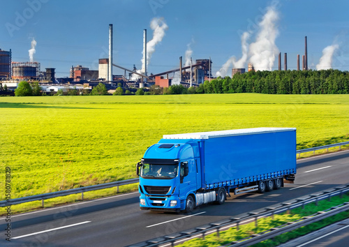 LKW vor Fabrik