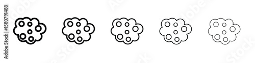 Cancer icon symbol, logo illustration. Pixel perfect vector graphics