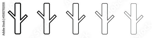 Blood vessel icon symbol, logo illustration. Pixel perfect vector graphics