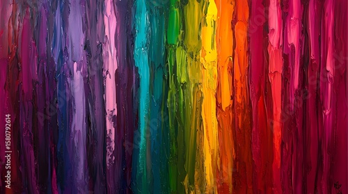 Dynamic abstract gradient backdrop featuring epic color spectrum