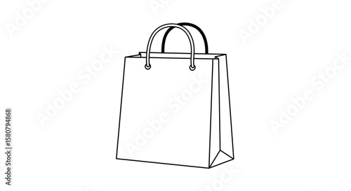 Minimalist Crossbody Bag Icon Set