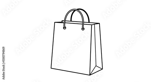 Minimalist Crossbody Bag Icon Set