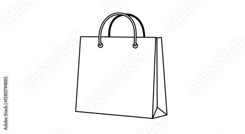 Minimalist Crossbody Bag Icon Set