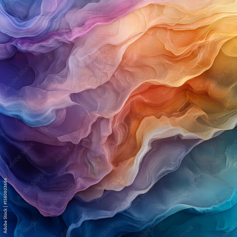 Translucent Drift Soft flowing layers of color drifting into one another seamlessly serene and fluid Translucent Drift Soft flowing layers of color drifting into one another seamlessly serene and fluid