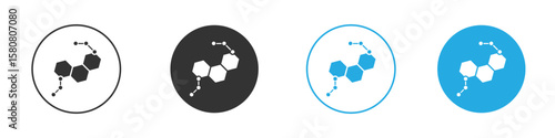 Hormones icon for web or mobile app. Simple flat designs