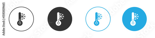 Cold icon for web or mobile app. Simple flat designs