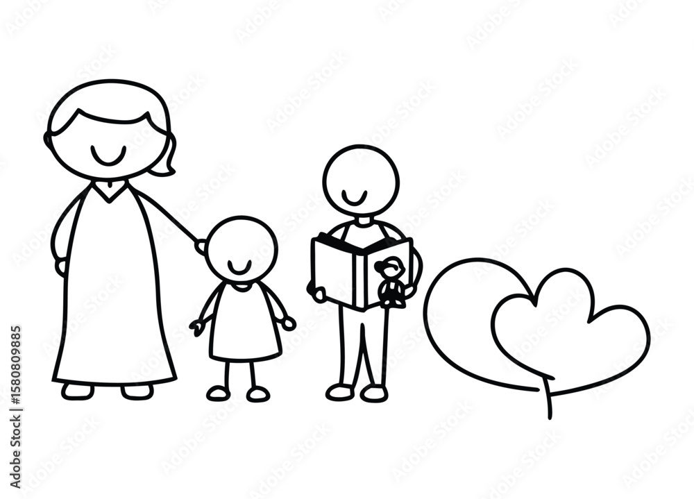 Family reading Family reading