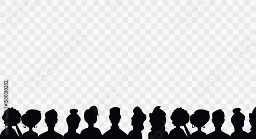 Audience. theatre visitors back view silhouettes