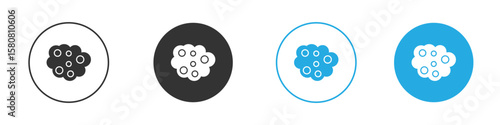 Cancer icon for web or mobile app. Simple flat designs
