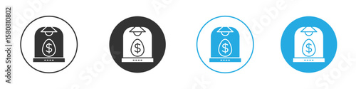 Business incubator icon for web or mobile app. Simple flat designs
