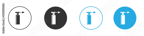 Blowtorch icon for web or mobile app. Simple flat designs