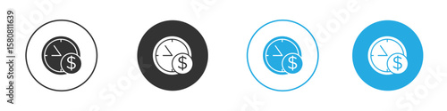 Annuity icon for web or mobile app. Simple flat designs
