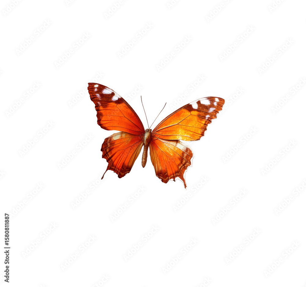 Obraz premium butterfly on white background