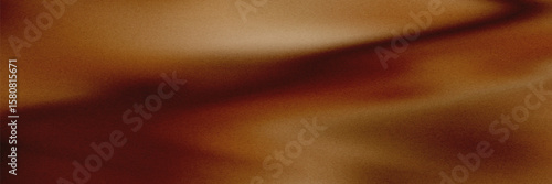 Dark brown gradient mesh bg with noise as a seamless pattern. Soft mocha mousse color abstract vector